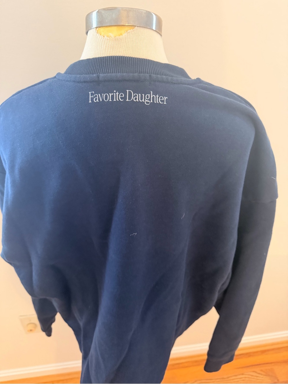 Favorite Daughter Favorite Teacher Sweatshirt Navy Medium - Picture 6 of 6